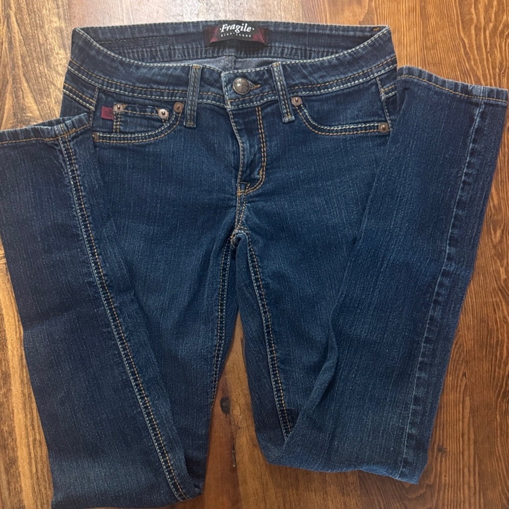 Fragile Straight Leg Jeans